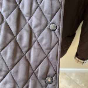 Burberry Quilted Jacket very good condition.  No stains, rips, pulls or smells